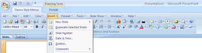 Classic Style Menus and Toolbars for Microsoft PowerPoint