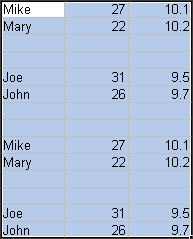 Insert Multiple Rows Between Every Rows - After