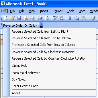 Excel Reverse & Transpose Order Of Cells, Rows and Columns