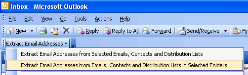 Extract Email Addresses from Outlook